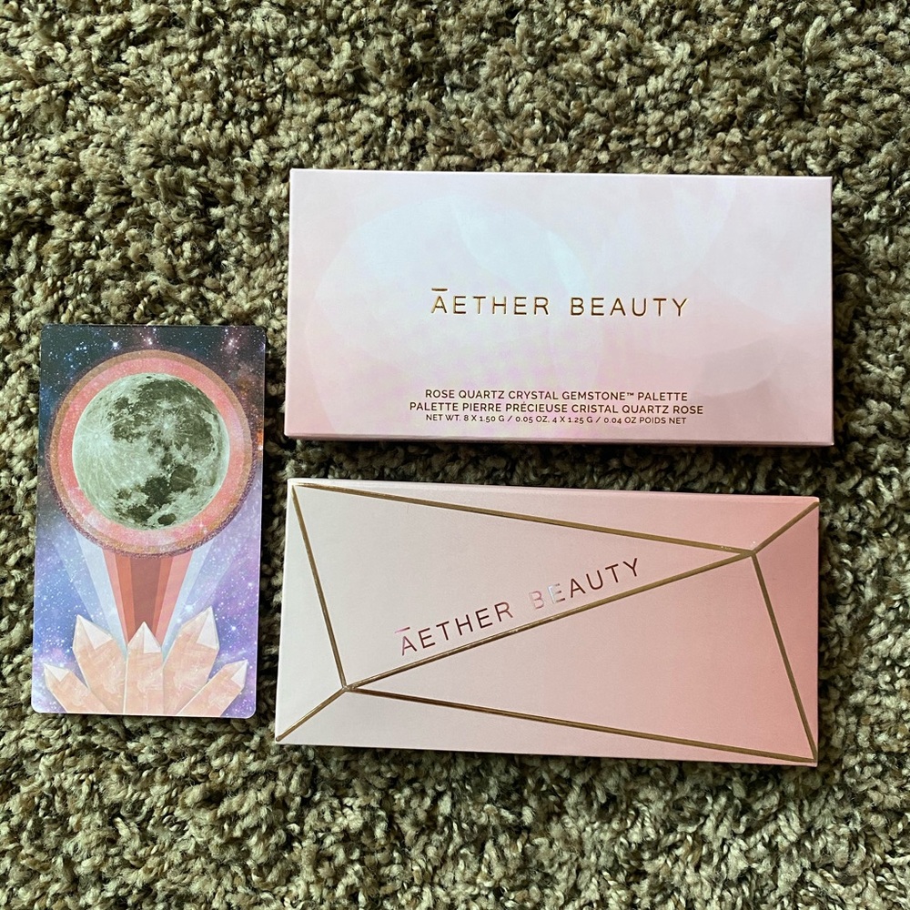 Rose Quartz Crystal Gemstone Palette BRAND NEW